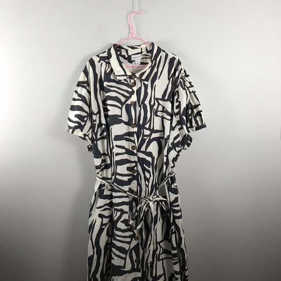 Ava & Viv Dresses & Skirts - Ava & Viv | linen mix belted midi